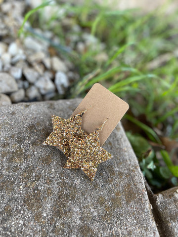 Gold Star Earrings