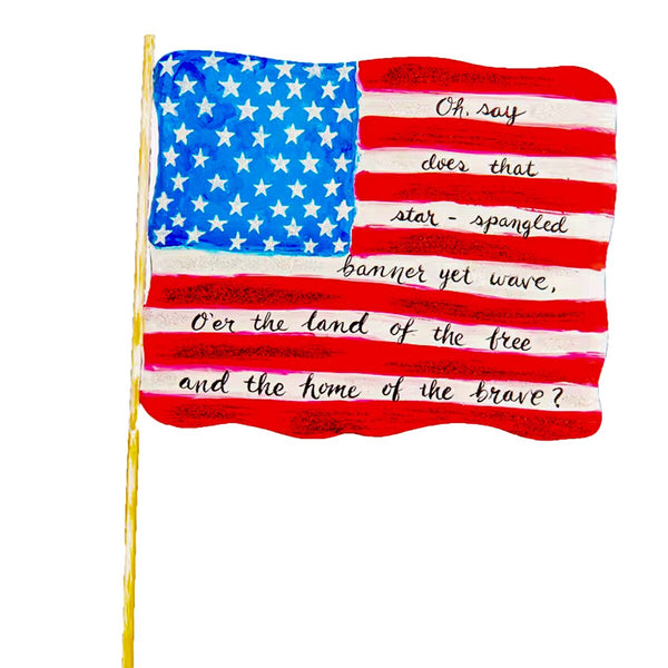 Star Spangled Flag Stake