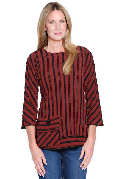 Amelia Textured Tunic || Spice