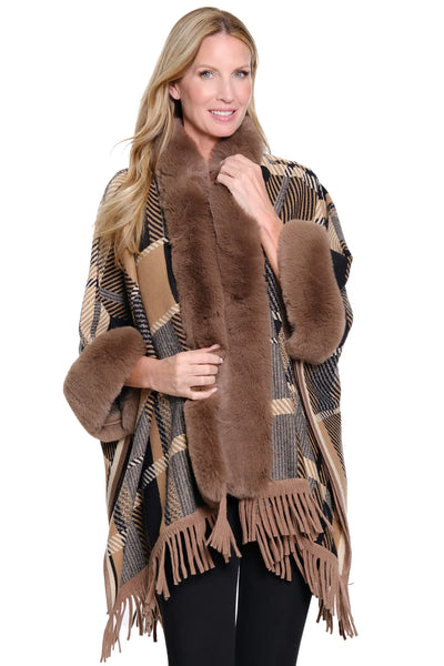 Ali Miles || Aria Plush Trim Jacket