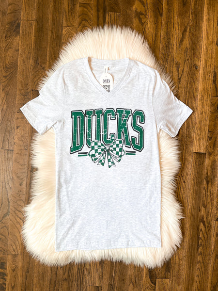Spirit Bow Mascot Tee || Green Ducks