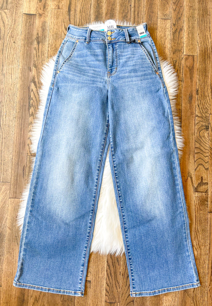 Judy Blue || Jordyn High Waist Trouser Style Jeans