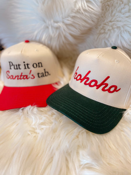 Ho Ho Ho Embroidered Hat