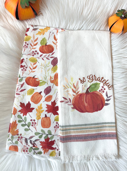 Grateful Harvest Dish Towel - Set of 2