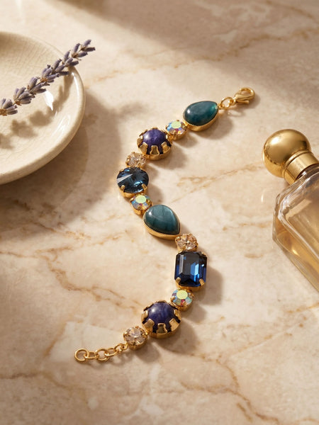 Sorrelli || Tatiana Tennis Bracelet - Denim Moon