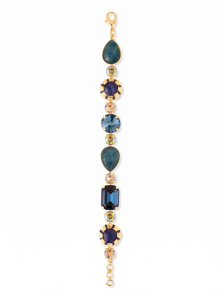 Sorrelli || Tatiana Tennis Bracelet - Denim Moon