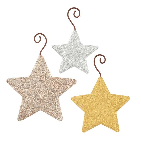 Farmhouse Bling Star Ornaments