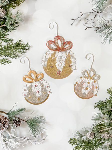 Farmhouse Bling Jeweled Ornament