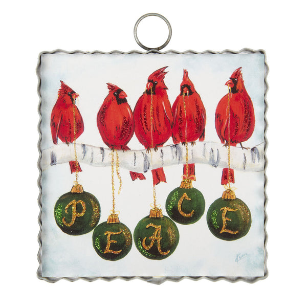 MINI GALLERY || PEACE CARDINALS PRINT