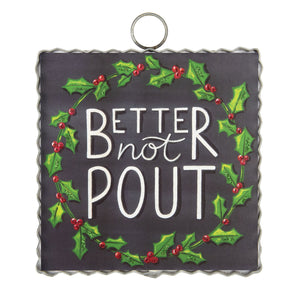 MINI GALLERY || BETTER NOT POUT WREATH