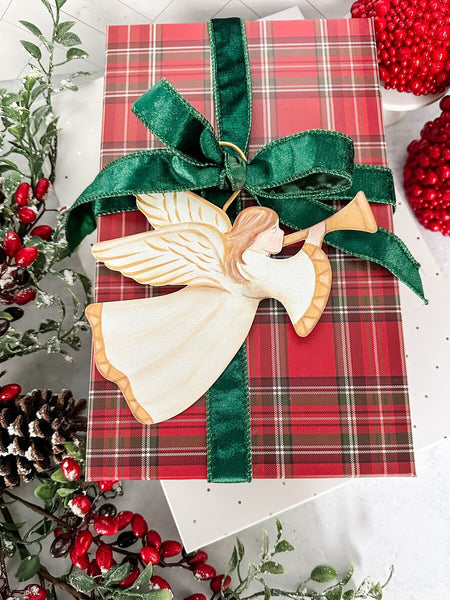 Gilded Heralding Angel Ornament