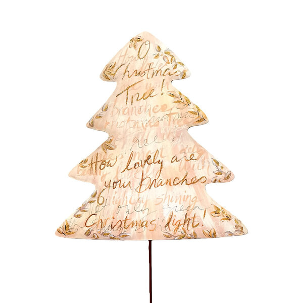 Golden 'Oh Christmas Tree' Tree