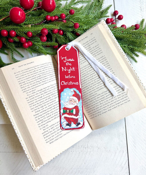 Belly Laugh Santa Bookmark