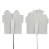 Burgundy Velvet Gift Boxes Metal Stake