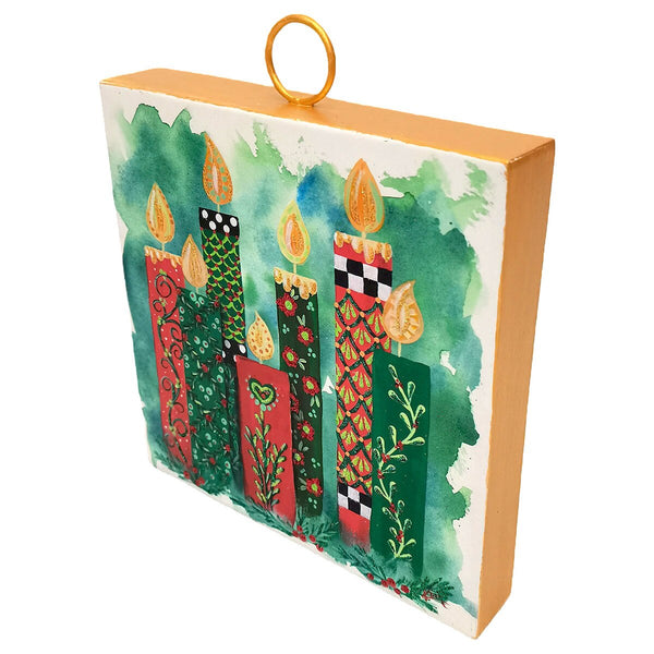Mini Art || Christmas Cottage Candles