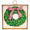 Mini Art || Green Wreath with Red Decor