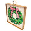 Mini Art || Green Wreath with Red Decor