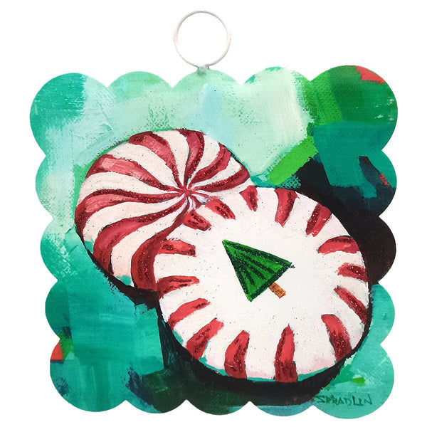 Mini Scallop Art  || Peppermints