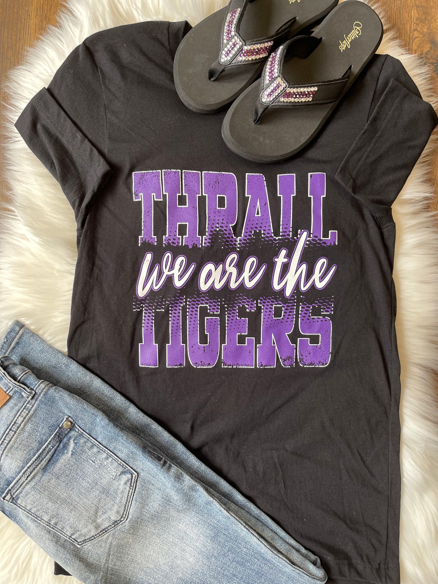 We Are The School Mascot Spirit Tee || Thrall Tigers