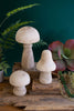 Natural Wood Mushroom Sitters