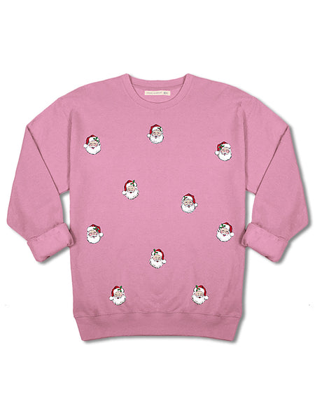 Bubblegum Pink Santa Pullover