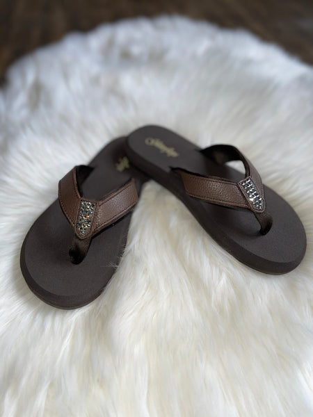 Glitterflops || Simple Pleasures Plain Jane in Brown