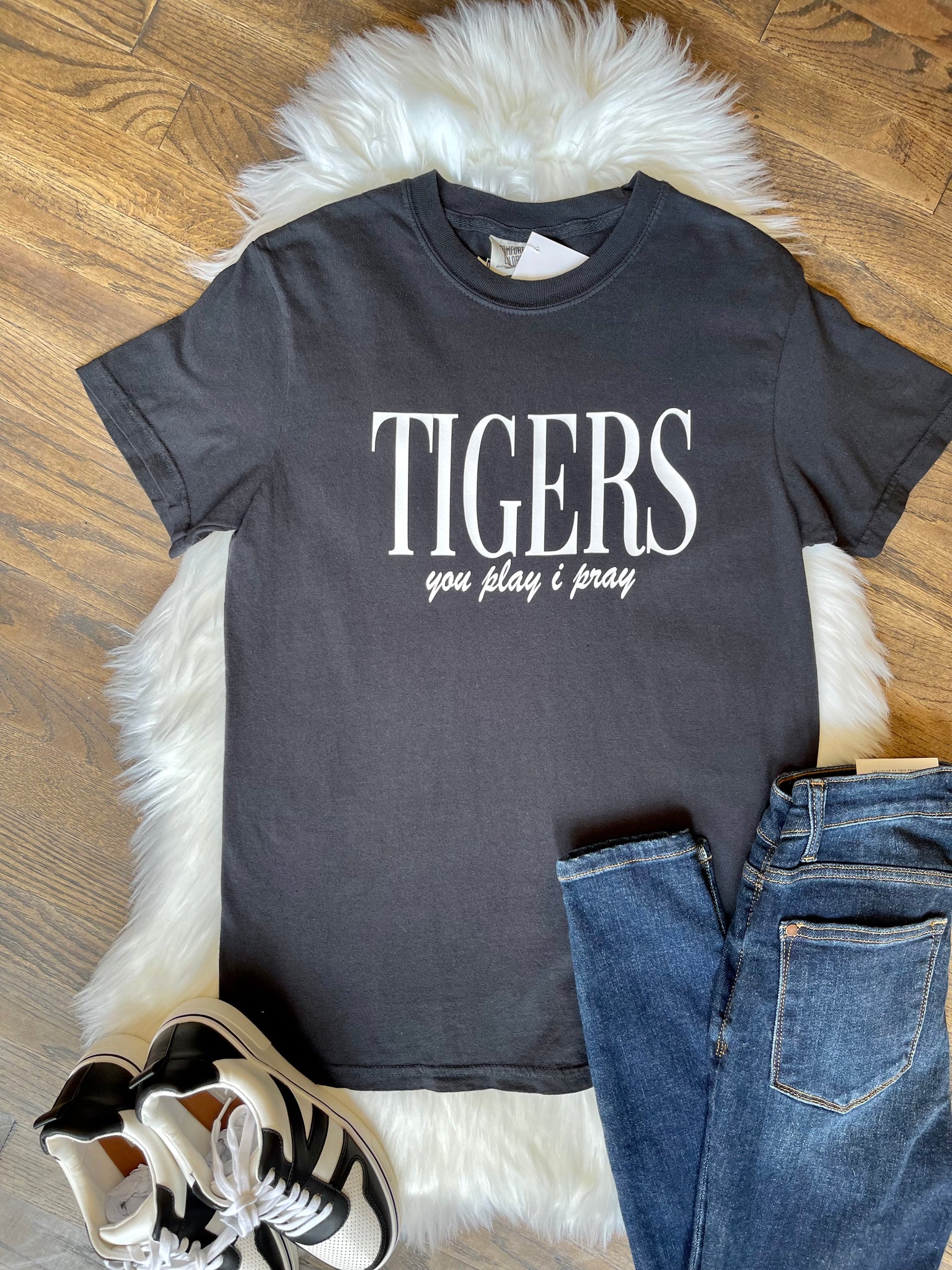 You Play I Pray || CUSTOM Tigers Comfort Color Tee