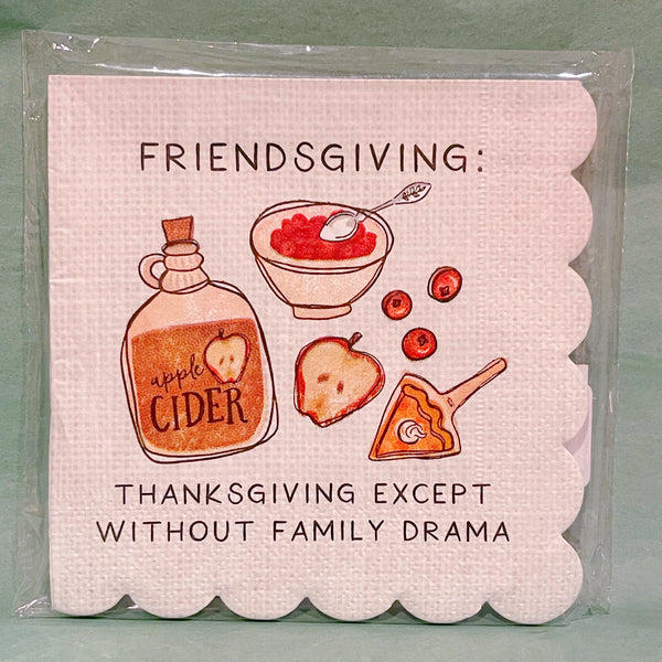 THANKSGIVING COCKTAIL NAPKIN SET