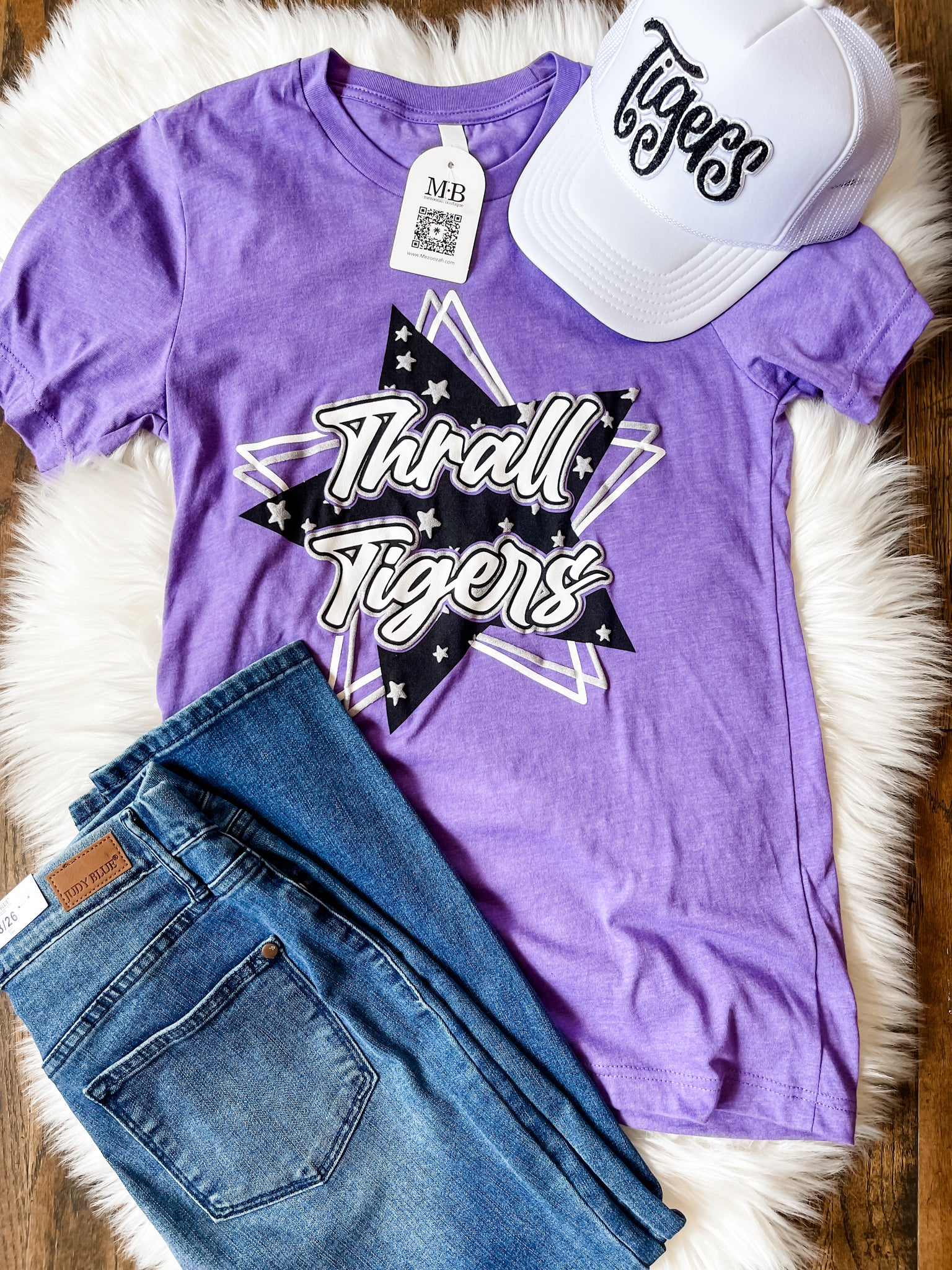 Star Town & Mascot Spirit Tee || Thrall Tigers