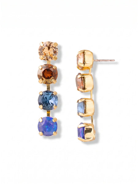 Sorrelli || Matilda Dangle Earrings - Denim Moon