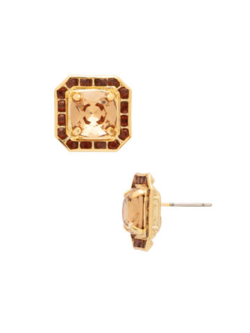 Sorrelli || Autumn Stud Earrings in Honey Bourbon