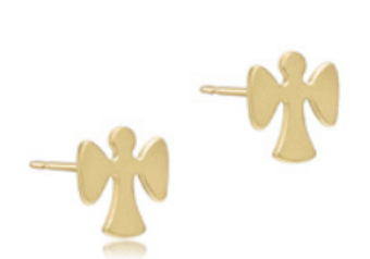 enewton || GUARDIAN ANGEL STUD EARRINGS - GOLD