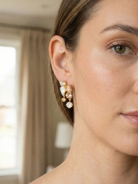 Sorrelli || Moxie Dangle Earrings - Golden Goddess