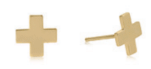 enewton ||  SIGNATURE CROSS STUD EARRINGS - GOLD