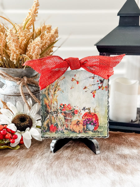 Mini Art  || Rosie's Pumpkin & Mums