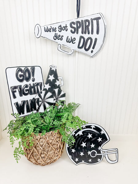 Football Helmet Stake