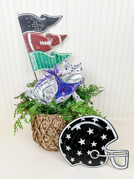 Football Helmet Stake