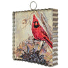 Mini Art || Cardinal Dried Sunflower
