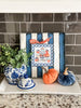 Mini Art || Beck's Blue Pumpkin Topiary