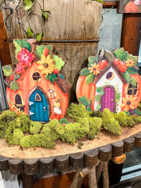 Epoxy Pumpkin Houses