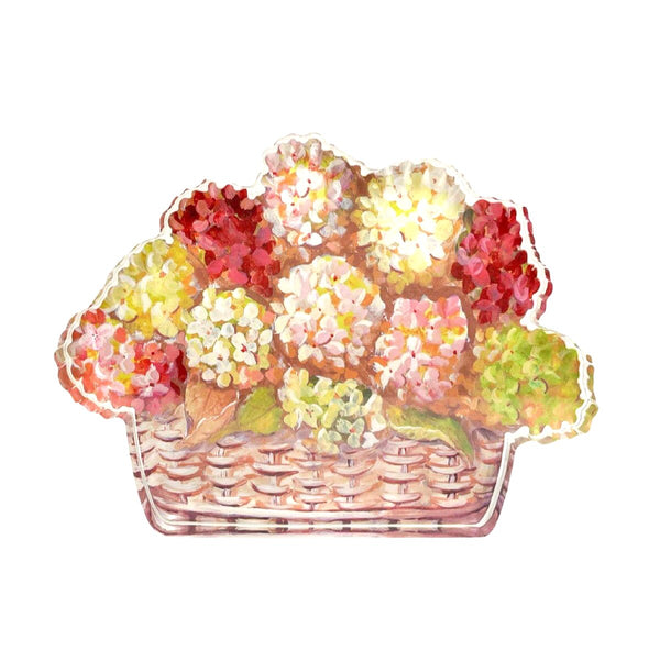 Acrylic Hydrangea Basket Sitter