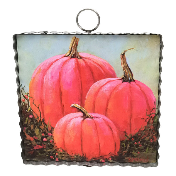 Mini Art  || Pink Pumpkin Patch