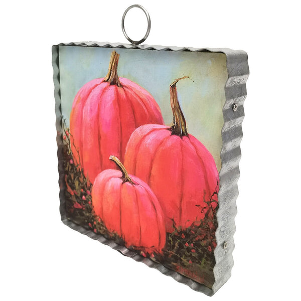 Mini Art  || Pink Pumpkin Patch