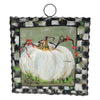 Mini Art  || Cream Pumpkin with Checkered Border
