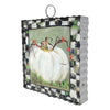 Mini Art  || Cream Pumpkin with Checkered Border