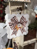 Mini Scallop Art  || Beck's Festive Checkered Bow
