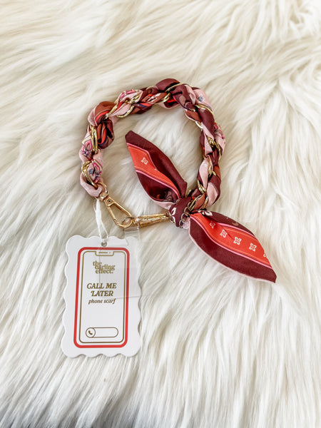 Call Me Later Phone Scarf || Sunset Tales