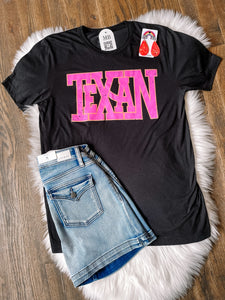 Texan Pink & Orange Ink Tee