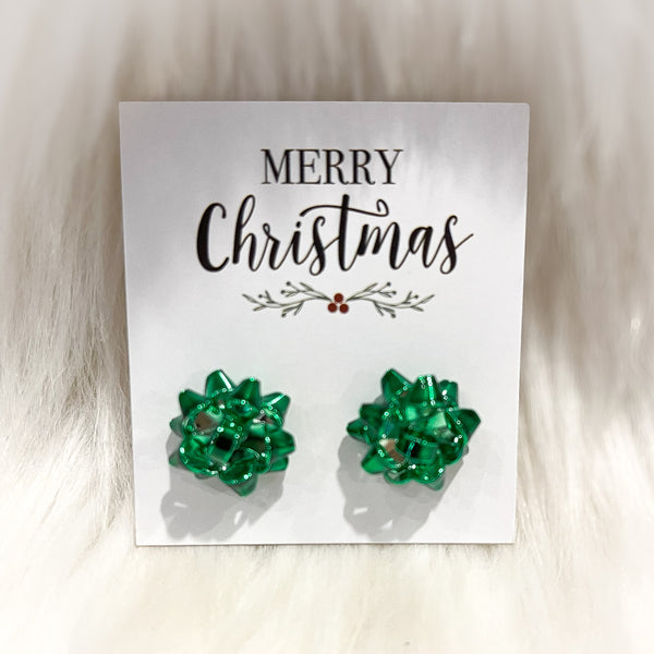 Holiday Bow Earrings