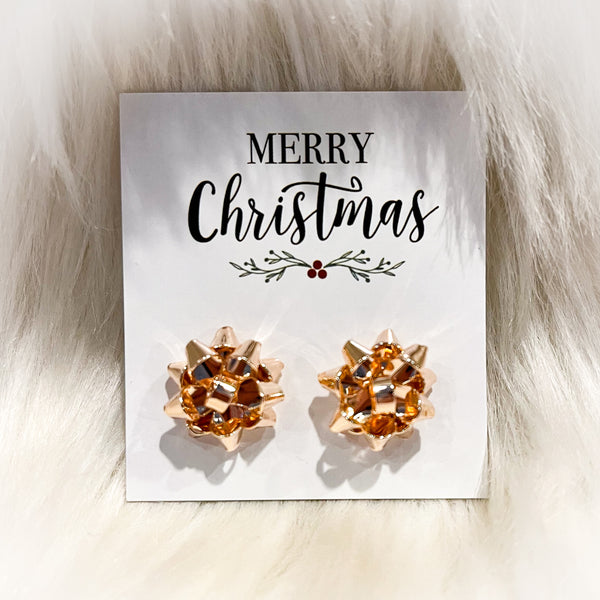 Holiday Bow Earrings